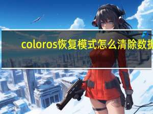 coloros恢复模式怎么清除数据（coloros恢复模式怎么退出）