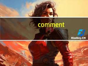 comment