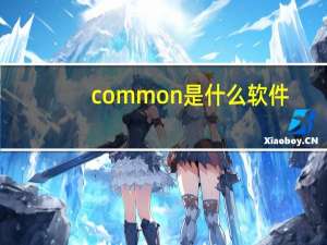 common是什么软件