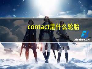 contact是什么轮胎