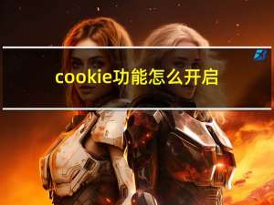 cookie功能怎么开启（cookie）