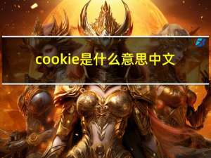 cookie是什么意思中文（cookie是什么意思）