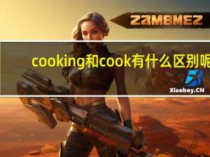cooking和cook有什么区别呢