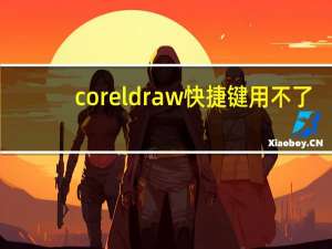 coreldraw快捷键用不了（coreldraw快捷键）