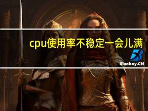 cpu使用率不稳定一会儿满（cpu使用率不稳定）