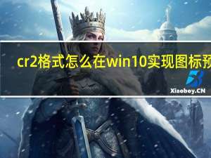 cr2格式怎么在win10实现图标预览（cr2格式转换器）