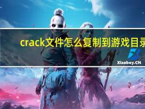 crack文件怎么复制到游戏目录