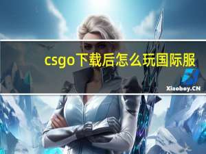 csgo下载后怎么玩国际服（csgo下载后打不开）