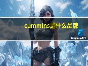 cummins是什么品牌