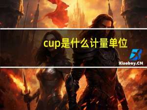 cup是什么计量单位
