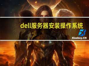 dell 服务器安装操作系统（dell服务器安装系统）