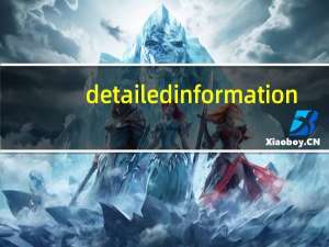 detailed information（detailed）