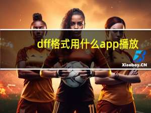 dff格式用什么app播放（dff播放器）
