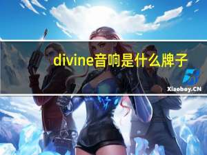 divine音响是什么牌子