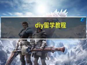 diy留学教程