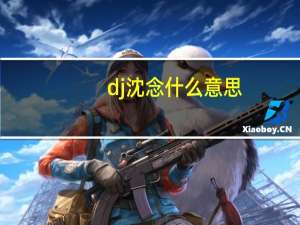 dj沈念什么意思
