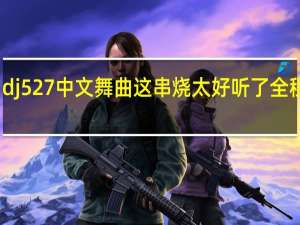 dj527中文舞曲 这串烧 太好听了 全程舞动