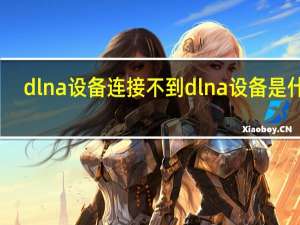dlna设备连接不到 dlna设备是什么