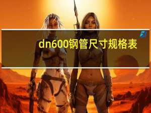 dn600钢管尺寸规格表（dn600钢管外径）