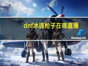dnf冰魂枪子在哪直播（dnf冰魂）