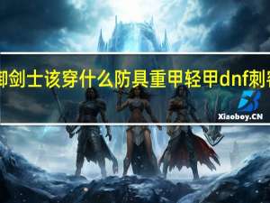 dnf御剑士该穿什么防具重甲轻甲 dnf刺客穿什么甲
