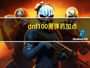 dnf100男弹药加点（dnf男弹药加点）