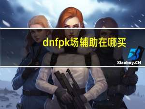 dnfpk场辅助在哪买（dnfpk挂）
