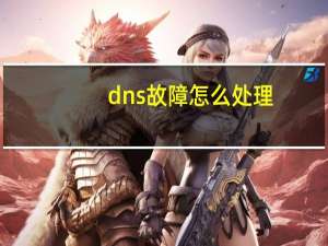 dns故障怎么处理（dns故障）