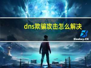 dns欺骗攻击怎么解决（dns欺骗）
