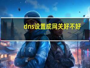dns设置成网关好不好（dns设置）