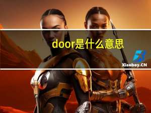 door是什么意思