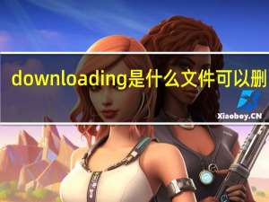 downloading是什么文件可以删除吗（downloading是什么文件）
