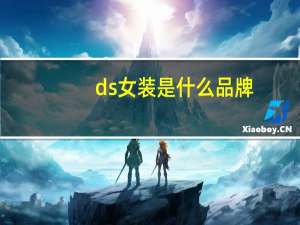 ds女装是什么品牌