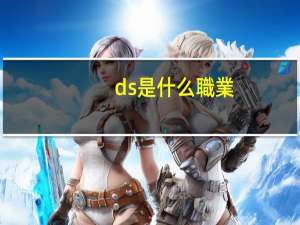 ds是什么職業(yè)