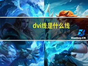 dvi线是什么线