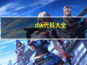 dw代码大全