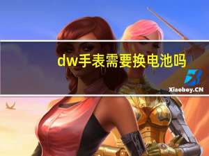 dw手表需要换电池吗