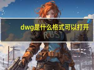 dwg是什么格式可以打开（dwg是什么格式）