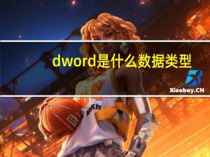 dword是什么数据类型