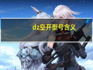 dz空开型号含义