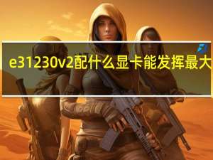 e31230v2配什么显卡能发挥最大作用（e31230v2配什么显卡）