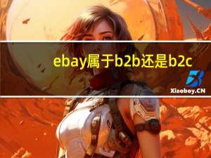 ebay属于b2b还是b2c