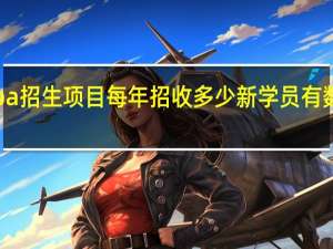 emba招生项目每年招收多少新学员有数量限制吗