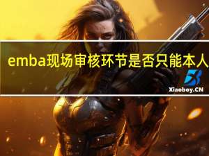 emba现场审核环节是否只能本人到场