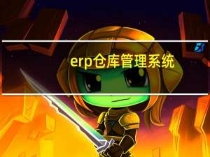 erp仓库管理系统（什么是erp管理系统）
