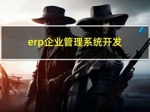 erp企业管理系统开发（erp企业管理系统价格）