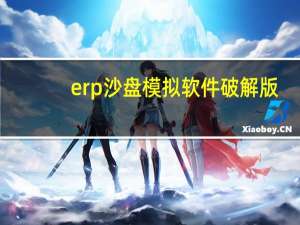 erp沙盘模拟软件破解版（erp沙盘模拟软件）