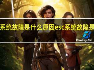 esc系统故障是什么原因 esc系统故障是什么意思