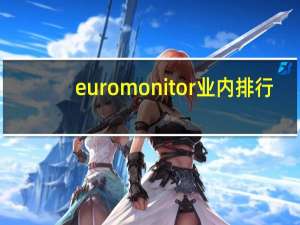 euromonitor业内排行（euromonitor数据库）