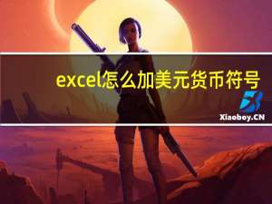 excel怎么加美元货币符号（excel中怎么将所有美元符号( )替换为人民币符号( )）